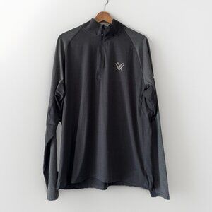 Vortex 1/4 Zip Performance Shirt Long Sleeve Gray Rangers Men’s Size 2XL Outdoor